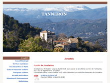 Tablet Screenshot of communedetanneron.fr